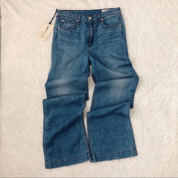 Rag & Bone Justine Wide Leg Whitby Jeans NWOT - Picture 2 of 4